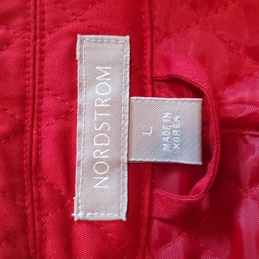 Red Quilted Jacket - image 7